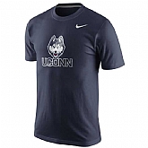 UConn Huskies Nike Logo WEM T-Shirt -Navy Blue,baseball caps,new era cap wholesale,wholesale hats